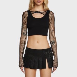 Poster Grl
Press Charges Fishnet Shrug